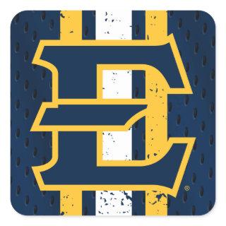 ETSU Buccaneers Jersey Square Sticker