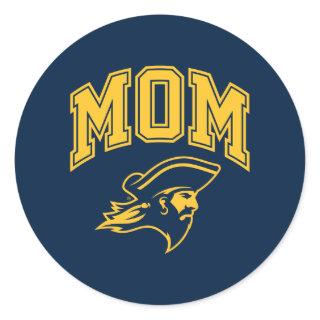 ETSU Buccaneers Mom Classic Round Sticker