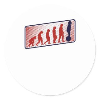 EUC Monowheel Evolution E Unicycle Classic Round Sticker