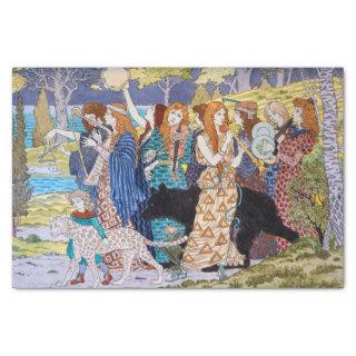 Eugene Grasset - Harmony Decorative Panel Tissue Paper