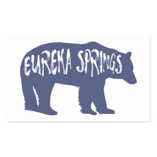 Eureka Springs Arkansas Bear Rectangular Sticker