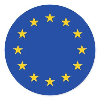 europe classic round sticker