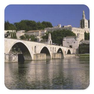Europe, France, Provence, Avignon. Palais des Square Sticker