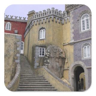 Europe, Portugal, Sintra. The Pena National 2 Square Sticker
