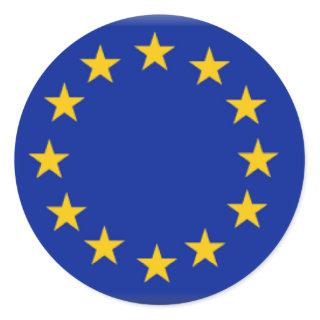 European Union Flag Classic Round Sticker
