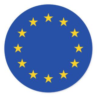 European Union flag round stickers | Eu Europe