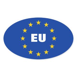 European Union flag stickers | Customizable EU