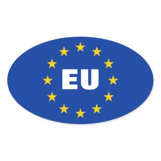 European Union flag stickers | Customizable EU