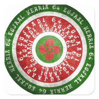 Euskadi Euskal Herria Square Sticker