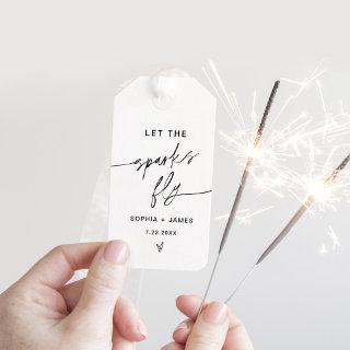 EVERLEIGH Sparkler Send Off, Let Sparks Fly Card Gift Tags