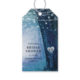 Evermore | Enchanted Forest | Blue Bridal Shower Gift Tags