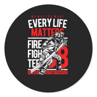 Every Life Matters Classic Round Sticker