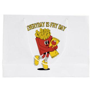 Everyday Is Fry Day Large Gift Bag