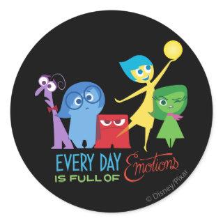 Everyday is Full of Emotions Classic Round Sticker