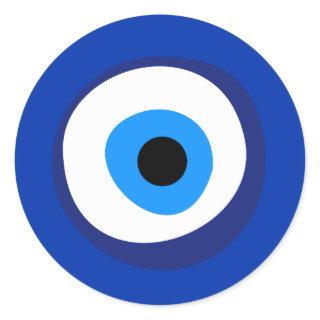 evil eye ancient symbol antiquity talisman superst classic round sticker
