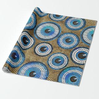 Evil Eye Mosaic Tile Pattern