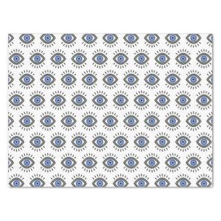 Evil eye protection bead amulet  tissue paper