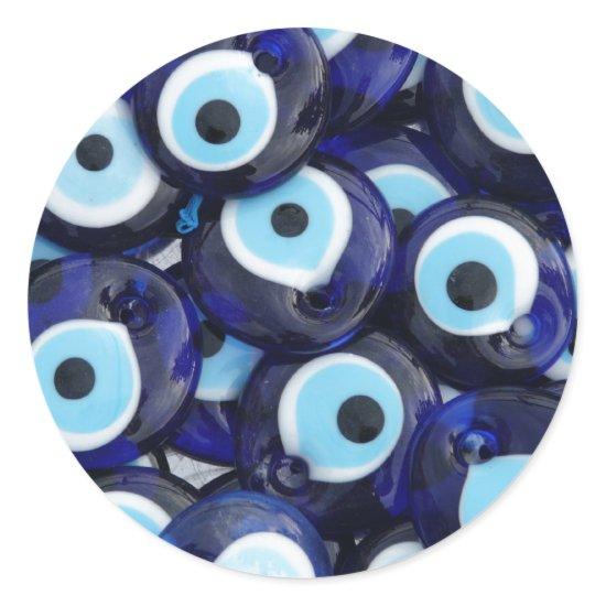 Evil Eye protection Talisman Amulets Classic Round Sticker