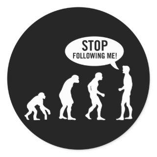 evolution2 classic round sticker