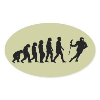 Evolution Oval Sticker