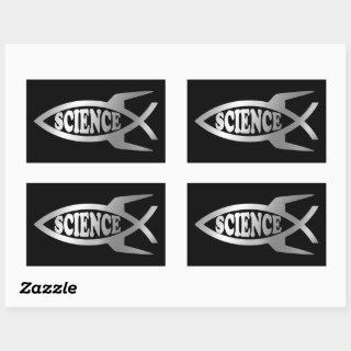 Evolution - Rocket Science Rectangular Sticker