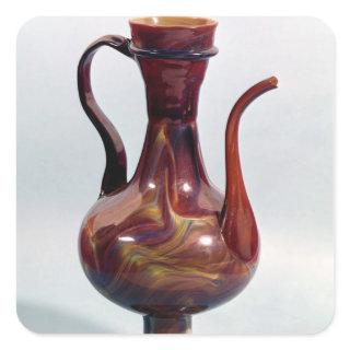 Ewer in imitation chalcedony, Venetian, c.1500 Square Sticker