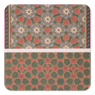 Examples of ceiling decorations, from 'Arab Art as Square Sticker