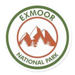 Exmoor National Park Classic Round Sticker