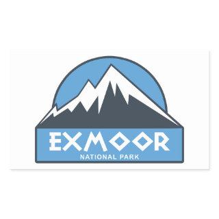 Exmoor National Park Rectangular Sticker