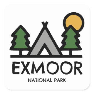 Exmoor National Park Square Sticker