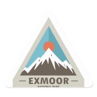 Exmoor National Park Triangle Sticker