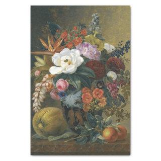 Exotic blooms in a Grecian vase Decoupage Tissue Paper
