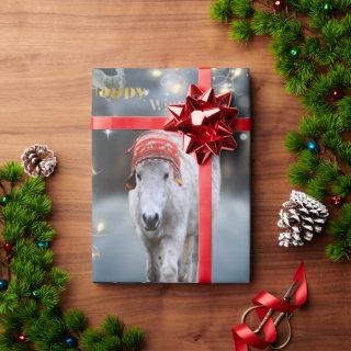 Exquisite Icelandic Pony Winter Hoiday Gift Wrap