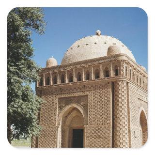Exterior view, c.907 AD Square Sticker