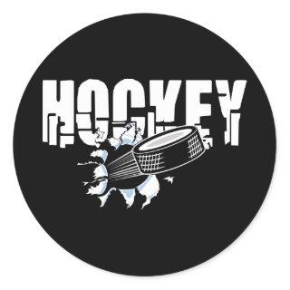 Extreme Hockey Classic Round Sticker