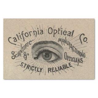 Eye Antique Advertising Optical Tissue Paper