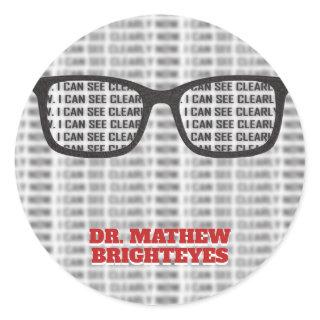Eye Doctor Optometrist Classic Round Sticker