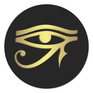 Eye of horus classic round sticker