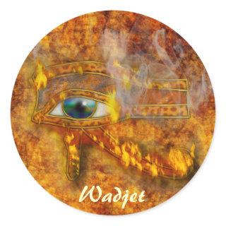 Eye of Horus Wadjet Egyptian Art Stickers