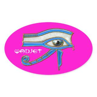 EYE OF HORUS Wedjit Wadjet Egyptian Art Stickers