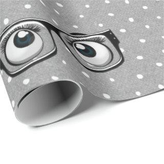 Eyeballs and Glasses on Polka Dots