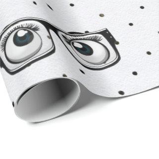 Eyeballs and Glasses on Polka Dots