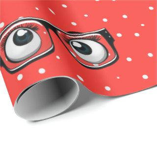Eyeballs and Glasses on Polka Dots