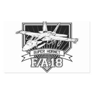 F18 Super Hornet Rectangular Sticker