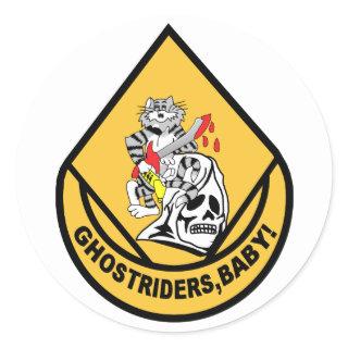 F-14 TOMCAT VF-142 Ghostriders Classic Round Sticker