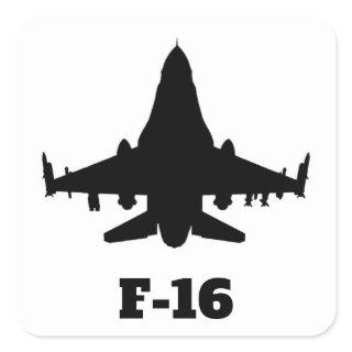 F-16 by Airogue Square Sticker