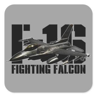 F-16 Fighting Falcon Square Sticker