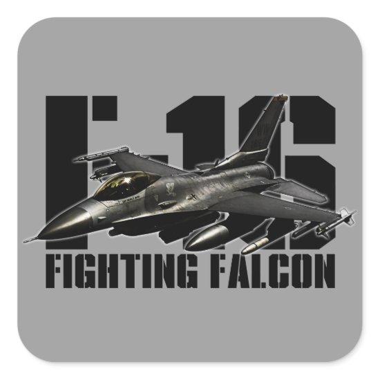 F-16 Fighting Falcon Square Sticker