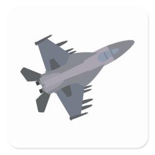 F-18 hornet square sticker