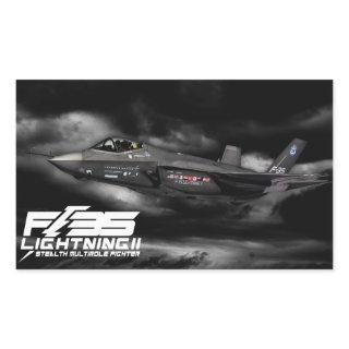 F-35 Lightning II Rectangular Sticker